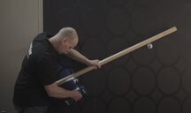 Trapleuning bevestigen