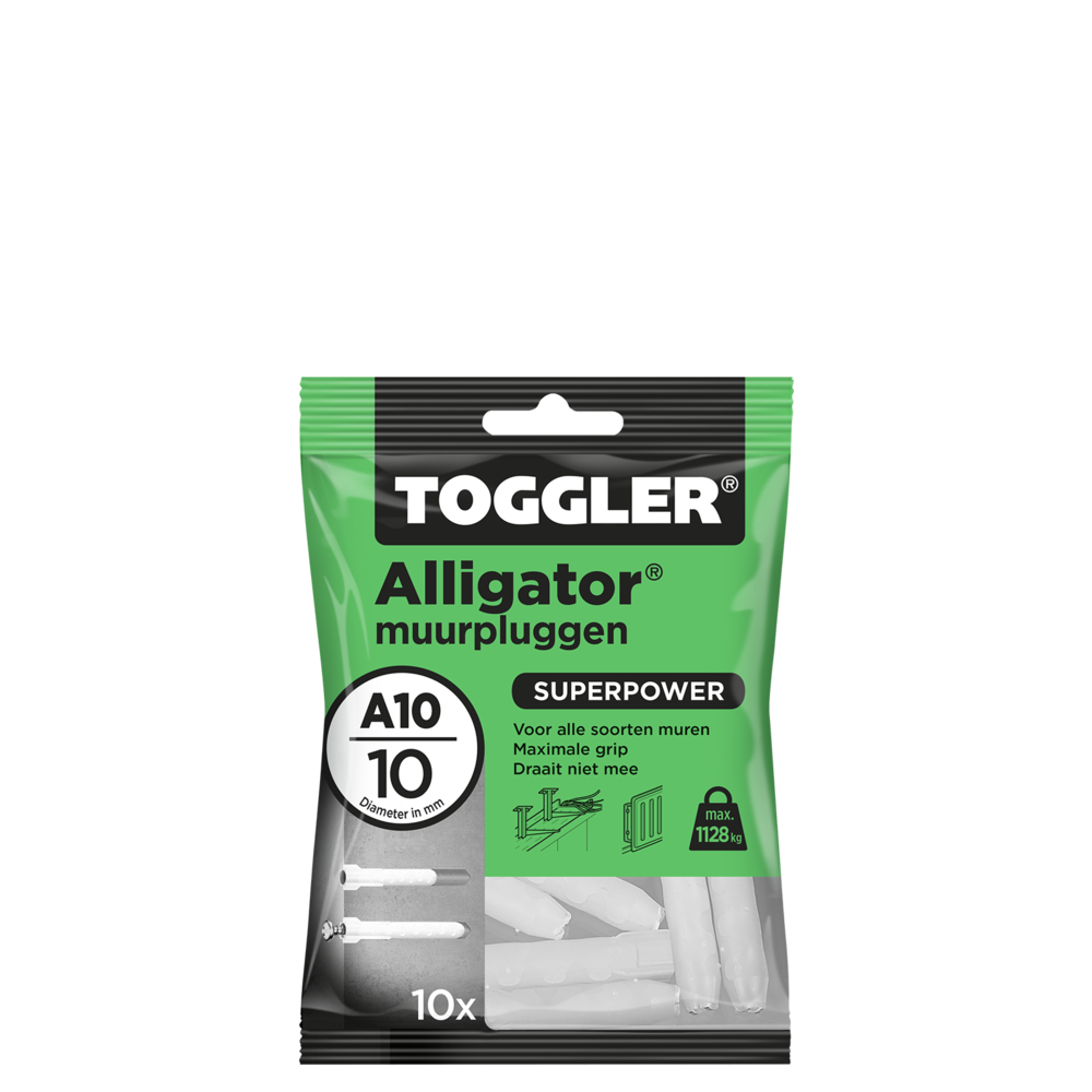 Alligator muurplug A10